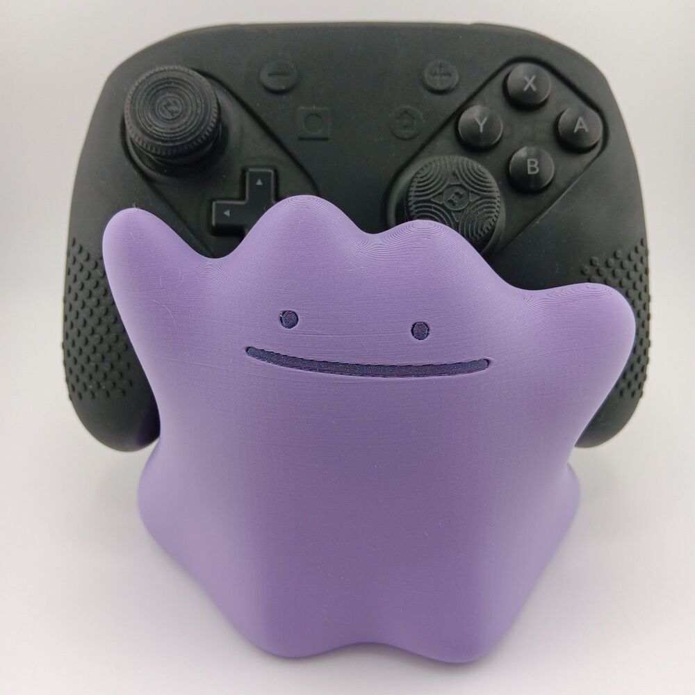 3D Printed Lavender Slime Monster Universal Gaming Controller Holder / Stand